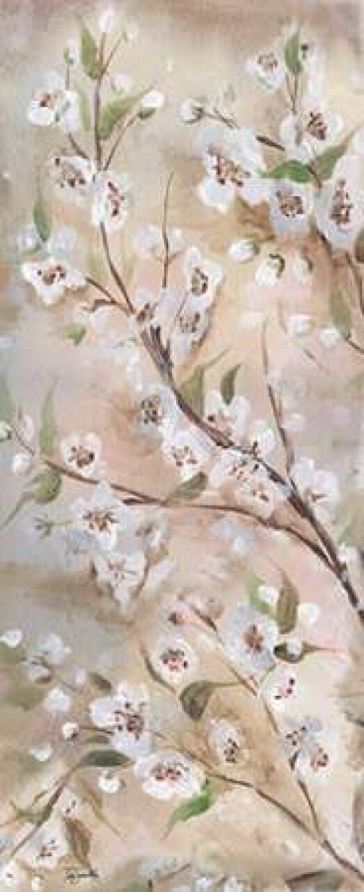 Cherry Blossoms Taupe Panel I Poster Print by  Tre Sorelle Studios - Item # VARPDXRB8286TS